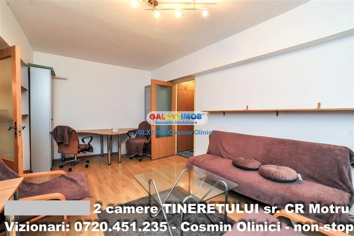 Vanzare 2 camere TINERETULUI, str. CR Motru, metrou - foto 2