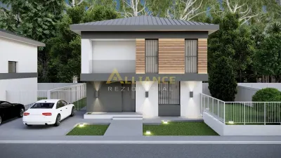 Vila individuala-- 4 camere - Complex Rezidential-400 M de STV - foto 9