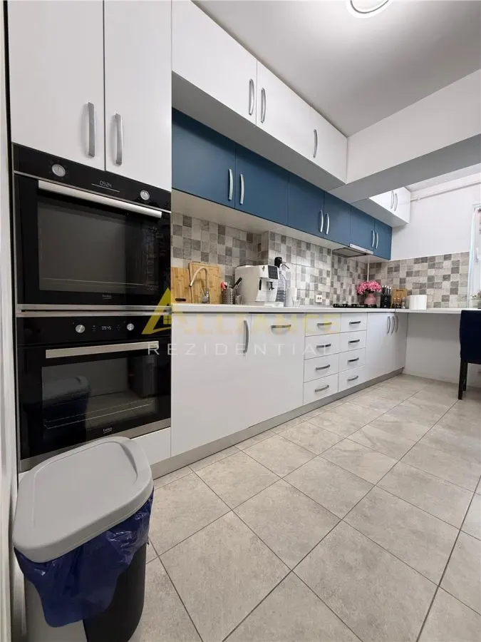 Apartament 3 camere de vanzare – 2 bai – 101.5 mp – bloc nou – complet mobilat si utilat - foto 14