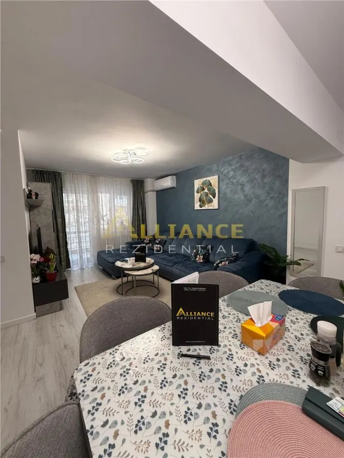 Apartament 3 camere de vanzare – 2 bai – 101.5 mp – bloc nou – complet mobilat si utilat - foto 9