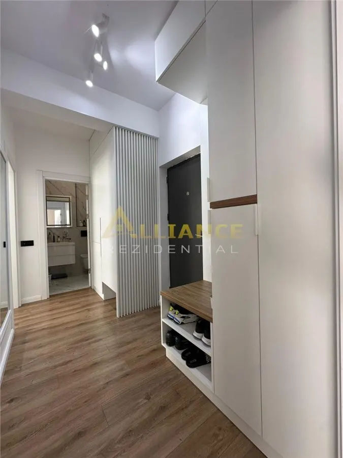 APARTAMENT LUX 2 camere MOBILAT cu GRADINA bloc NOU - foto 14