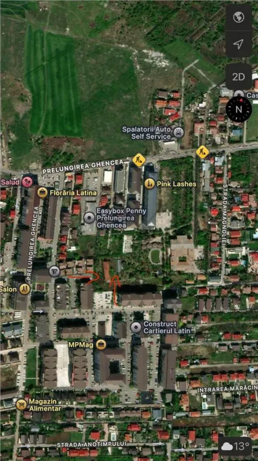 TEREN PRELUNGIREA GHENCEA -  CARTIERUL LATIN DRUMUL TABEREI COMISION 0% - foto 2