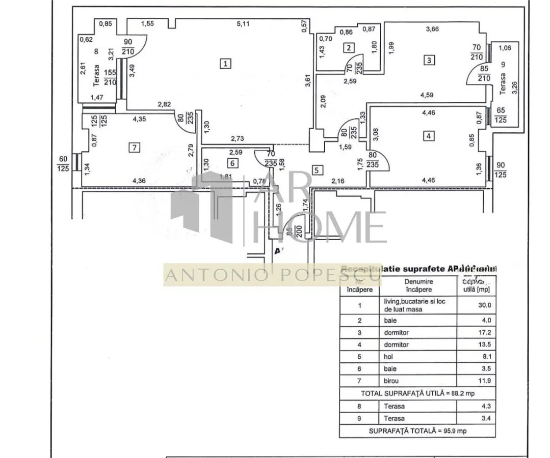 Apartament 4 camere, in Ploiesti, zona Parcul Mihai Viteazul (Bucegi) - foto 16