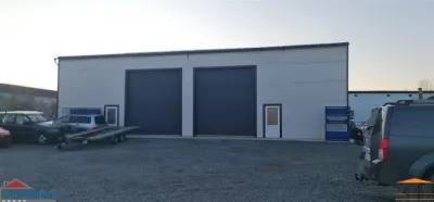 Hala noua langa A1 pe artera principala 360mp acces TIR  in interior - foto 2
