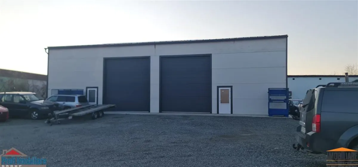 Hala noua langa A1 pe artera principala 360mp acces TIR  in interior - foto 2