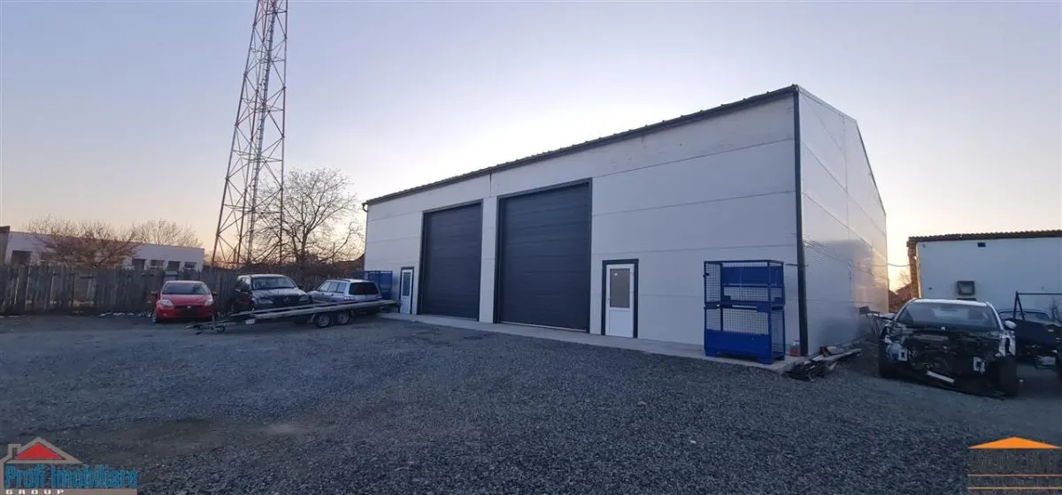 Hala noua langa A1 pe artera principala 360mp acces TIR  in interior - foto 3