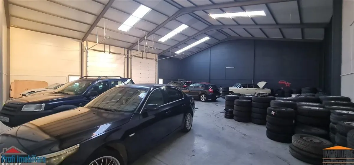 Hala noua langa A1 pe artera principala 360mp acces TIR  in interior - foto 6