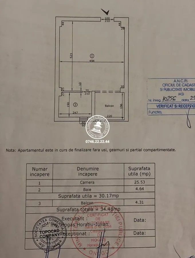Studio premium de vanzare â€“ Centru - Palas | Investitie excelenta regim hotelier - foto 14