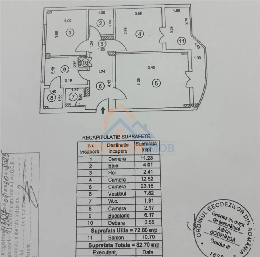Apartament de vanzare cu 3 camere, zona Unirii - foto 8