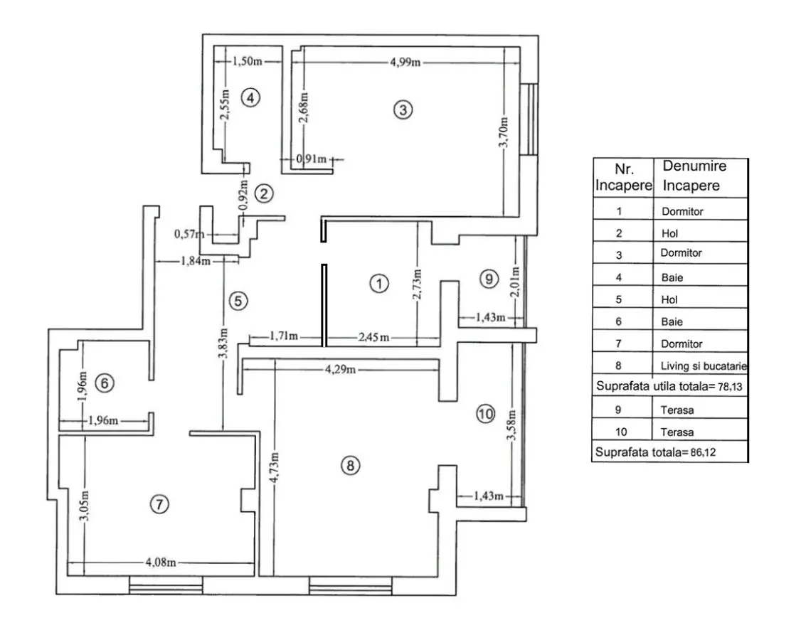 Apartament cu 4 camere - etaj 2/3 - Rediu - Casablanca - foto 17