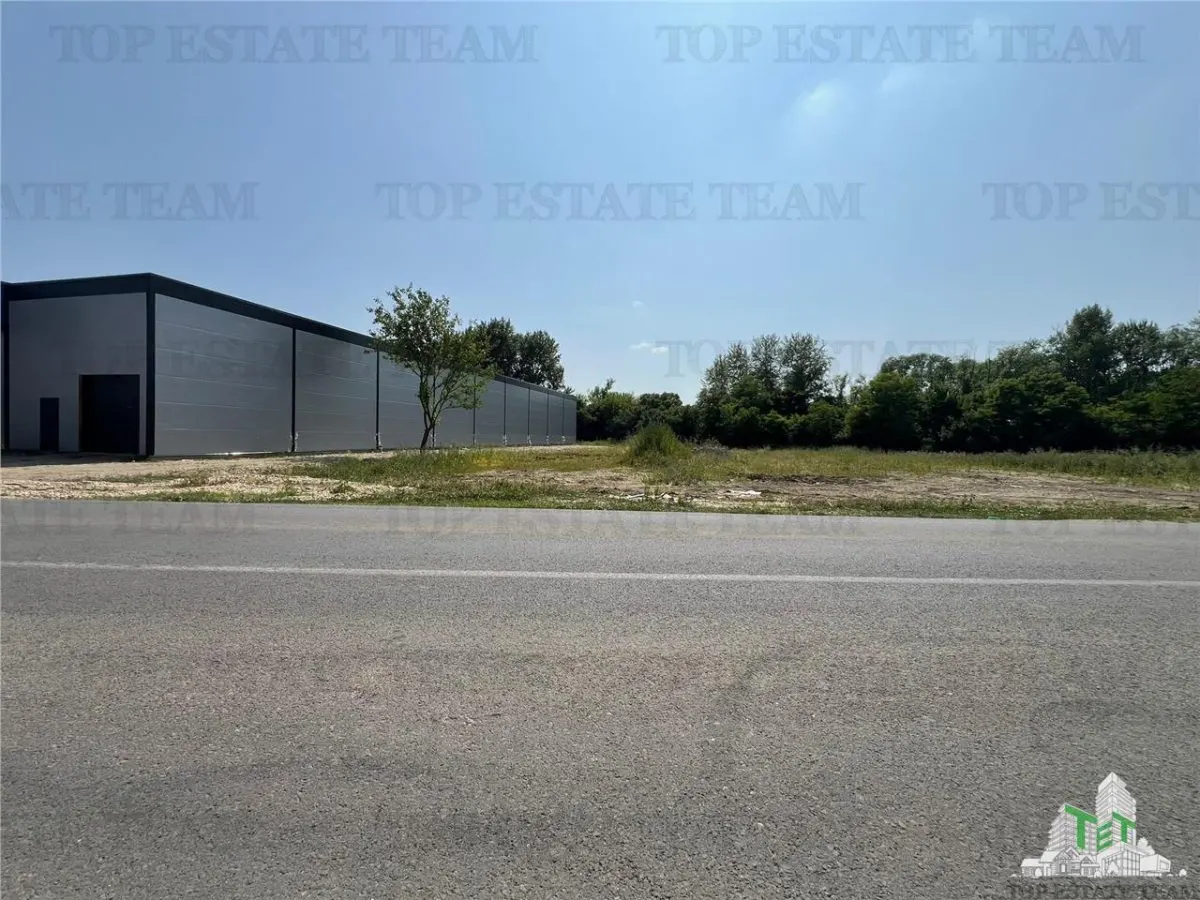 Spatiu comercial stradal, cu toate utilitatile stradal, la 100 m de A 1, pretabil supermarket, productie, depozit, 435mp utili , COMUNA ULMI, GURGIU - foto 3