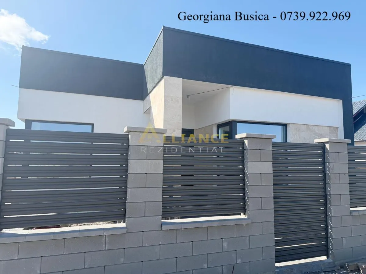 Casa individuală parter || 4 camere || 2 băi + dressing || teren 371mp - foto 1