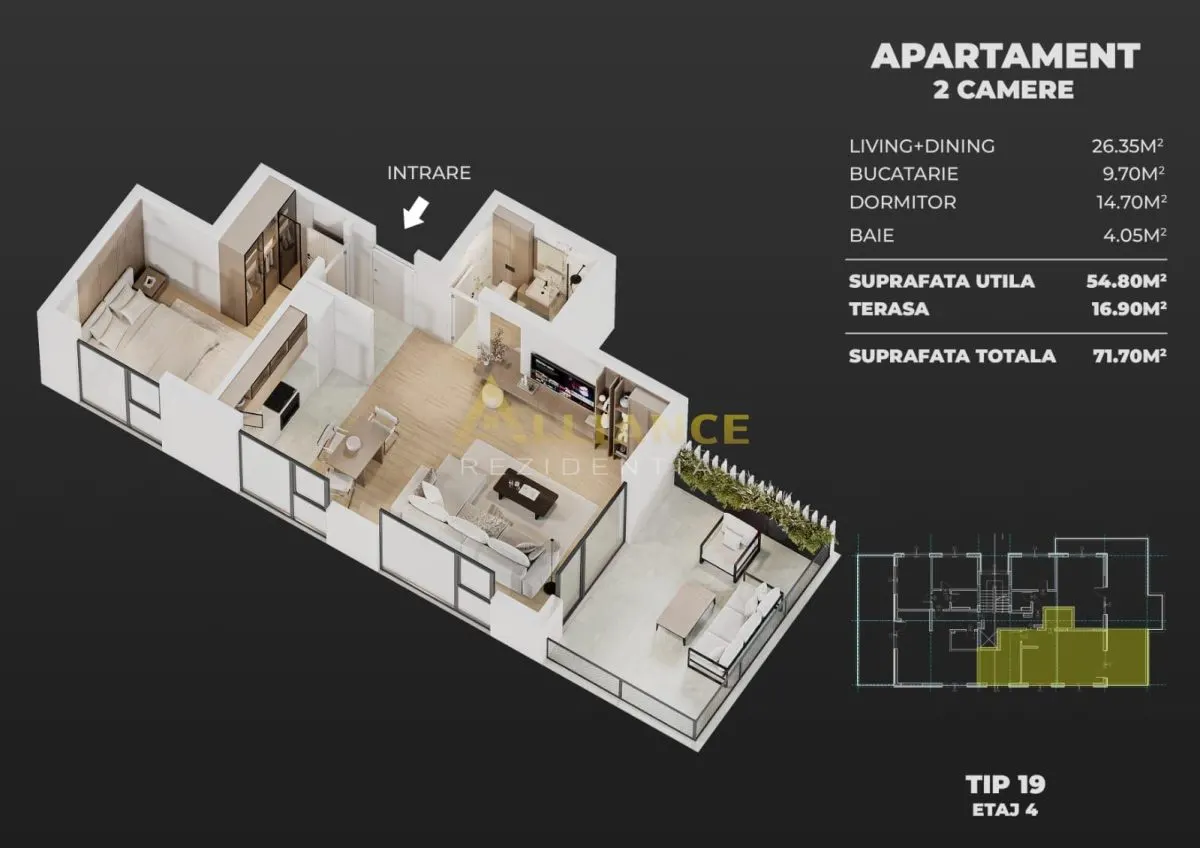 Ame Residence Exclusivitate  Proiect nou ap 2 si 3 camere - foto 13