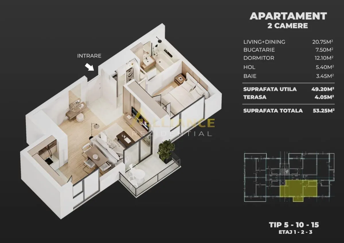 Ame Residence Exclusivitate  Proiect nou ap 2 si 3 camere - foto 7