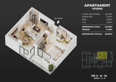 Ame Residence Exclusivitate  Proiect nou ap 2 si 3 camere - foto 9