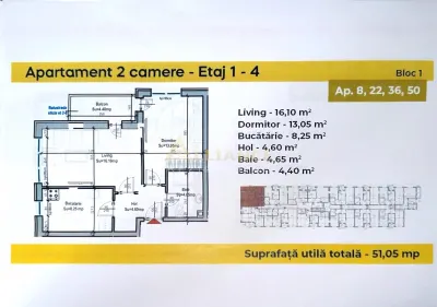 Â Apartament 2 camere decomandat | Sector 4 â€“ PostalionuluiÂ  - foto 3