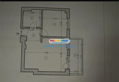Apartament 2 Camere, Mobilat Utilat in Militari Residence 70 500 Euro - foto 8