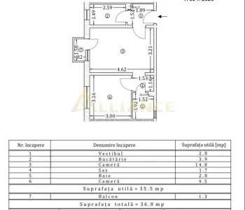 Apartament 2 camere | Constantin Brancoveanu | Etaj 2/10 | Parcare | 65.000 â‚¬ - foto 16