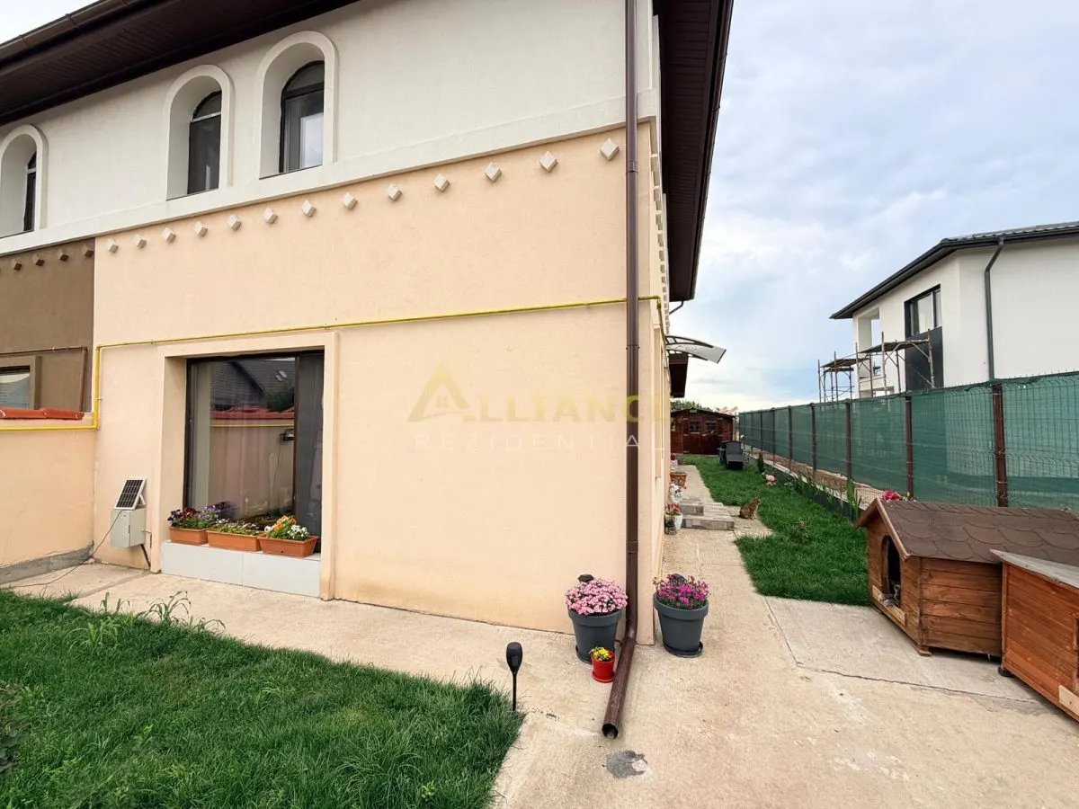 Duplex mobilat si utilat - 4 camere - 2 bai - 300 mp teren - foto 2